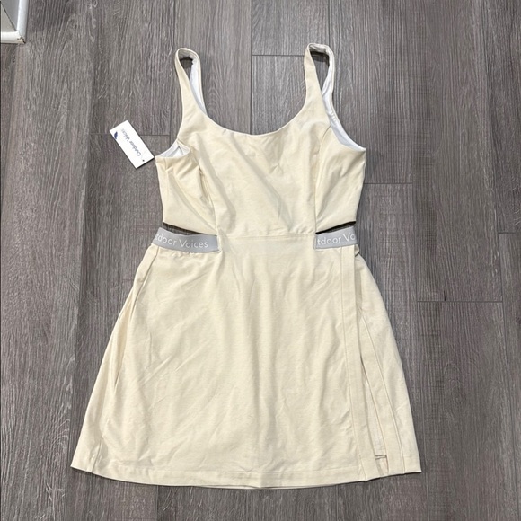 Outdoor Voices Court Dress | Size Large | Cream White - Picture 3 of 11